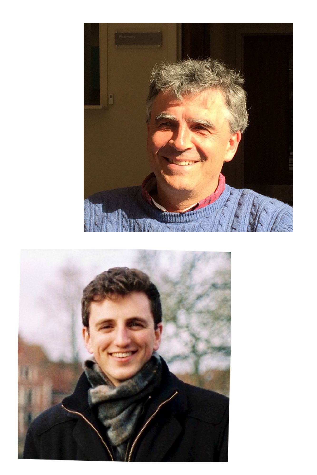 Professor Andy Woods FRS and Leo Marioni